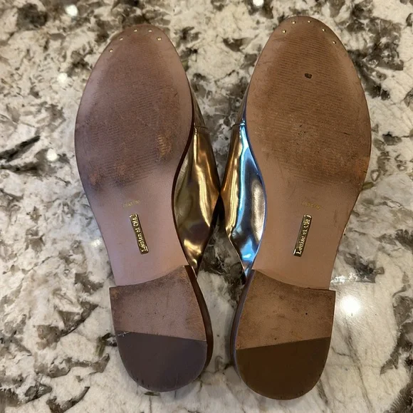 Beautiful nearly new Louise et Cie ladies rose gold mules, 10M/EU40. - Picture 2 of 5